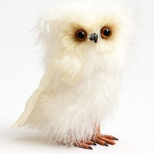 Snowy White Owl Decorative Figurine